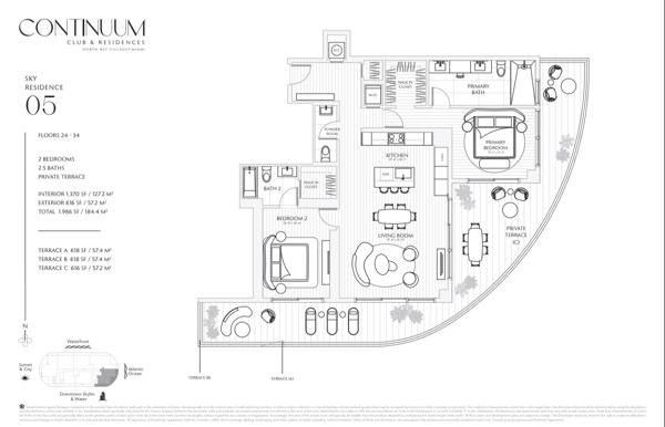 Floor plan — Residence 05, Sky Residences