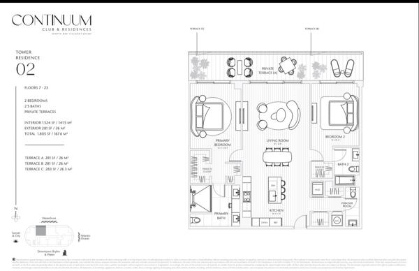 Floor plan — Residence 02, Tower Residences