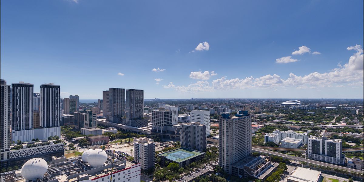 Southwest view from E11EVEN Club Residences Beyond