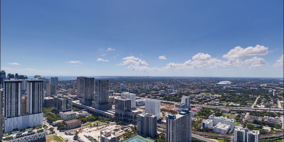 Southwest view from E11EVEN Club Residences Beyond