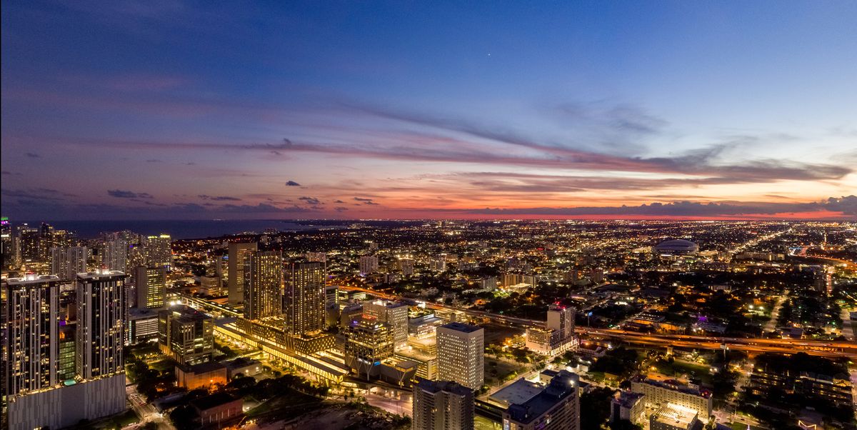 Southwest view from E11EVEN Club Residences Beyond