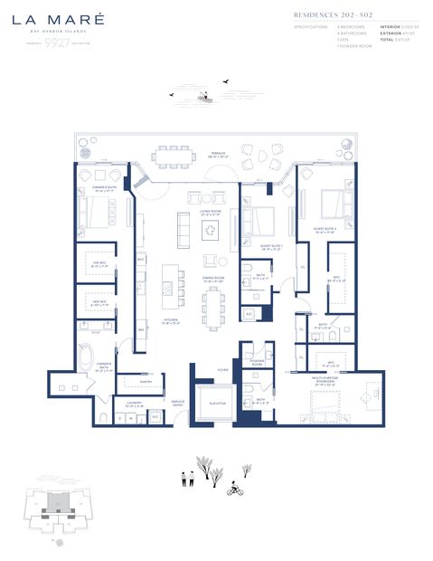 La Mare Residence Plan 02 floor plan