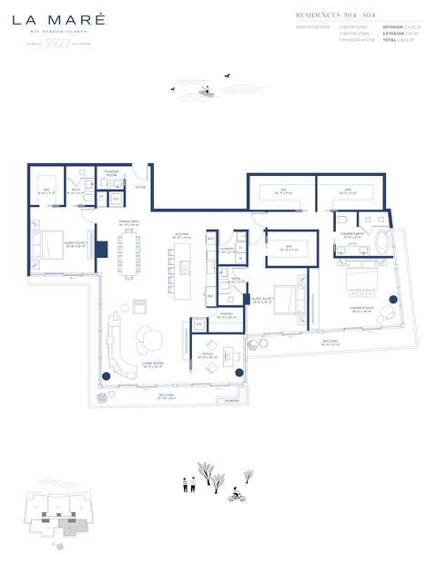 La Mare Residence Plan 06 floor plan