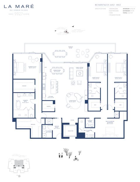 La Mare Residence Plan 09 floor plan