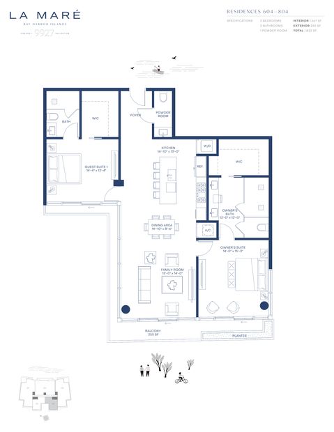 La Mare Residence Plan 11 floor plan