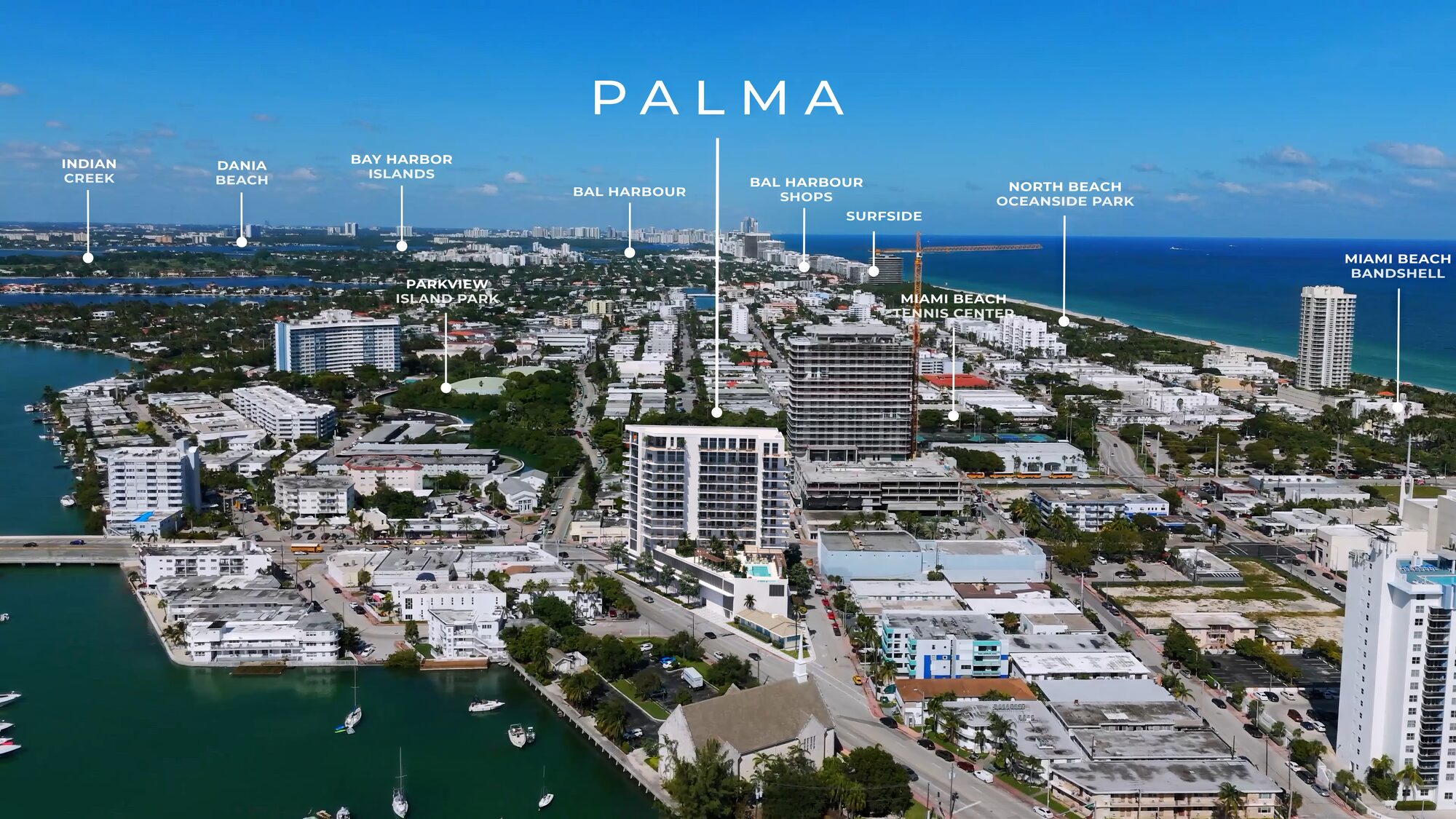 PALMA Miami Beach neighbourhood map
