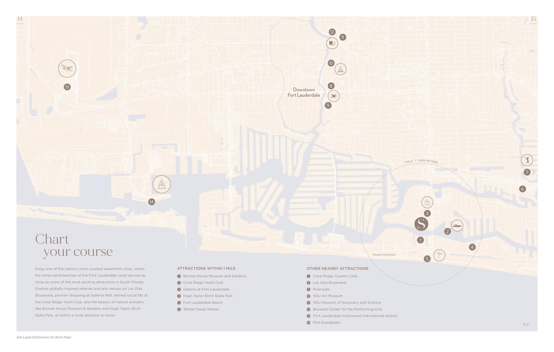 Neighbourhood map around 900 Intracoastal Drive, Fort Lauderdale
