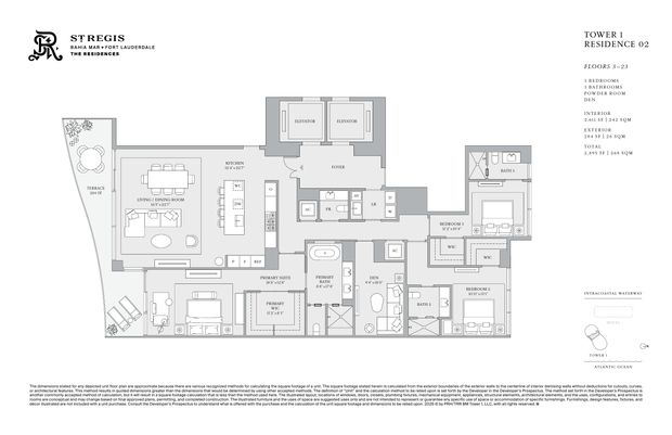 St. Regis Bahia Mar Residence 02 floor plan