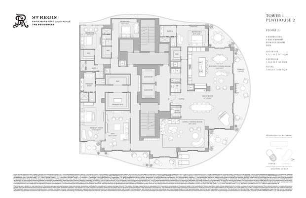 St. Regis Bahia Mar Penthouse 02 floor plan