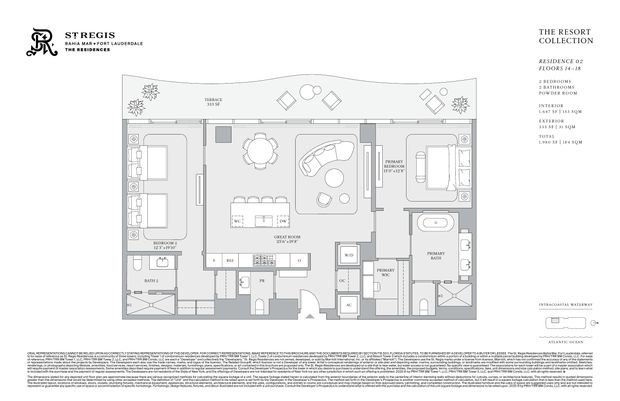 St. Regis Bahia Mar Residence 02 floor plan