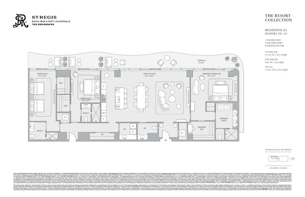 St. Regis Bahia Mar Residence 02 floor plan