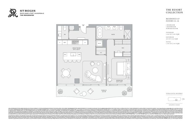 St. Regis Bahia Mar Residence 07 floor plan