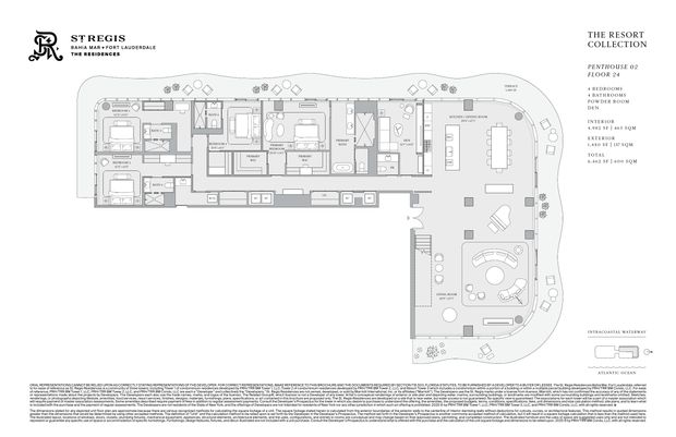 St. Regis Bahia Mar Penthouse 02 floor plan