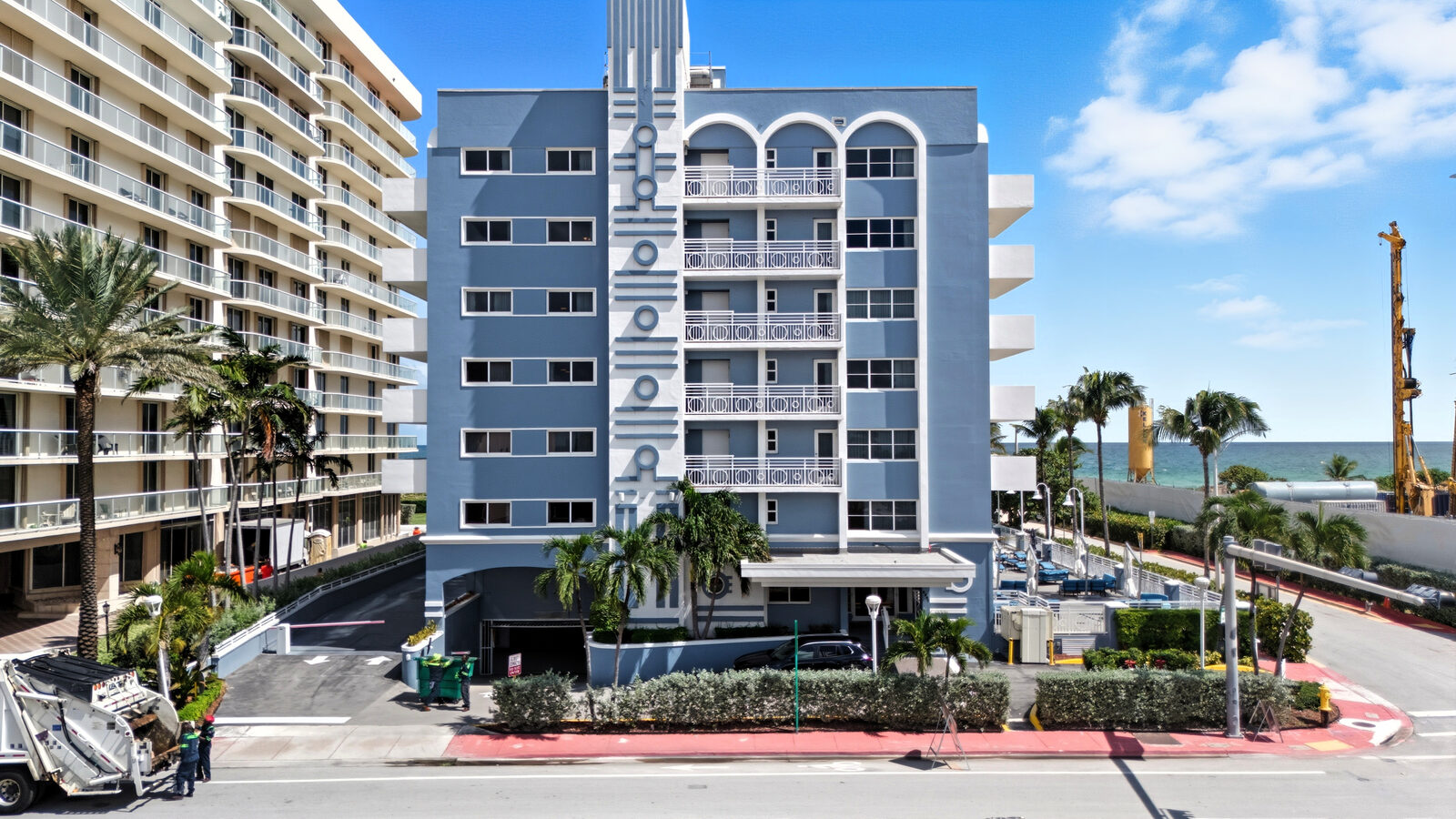 East from 28 feet above grade at Surf Row Residences
