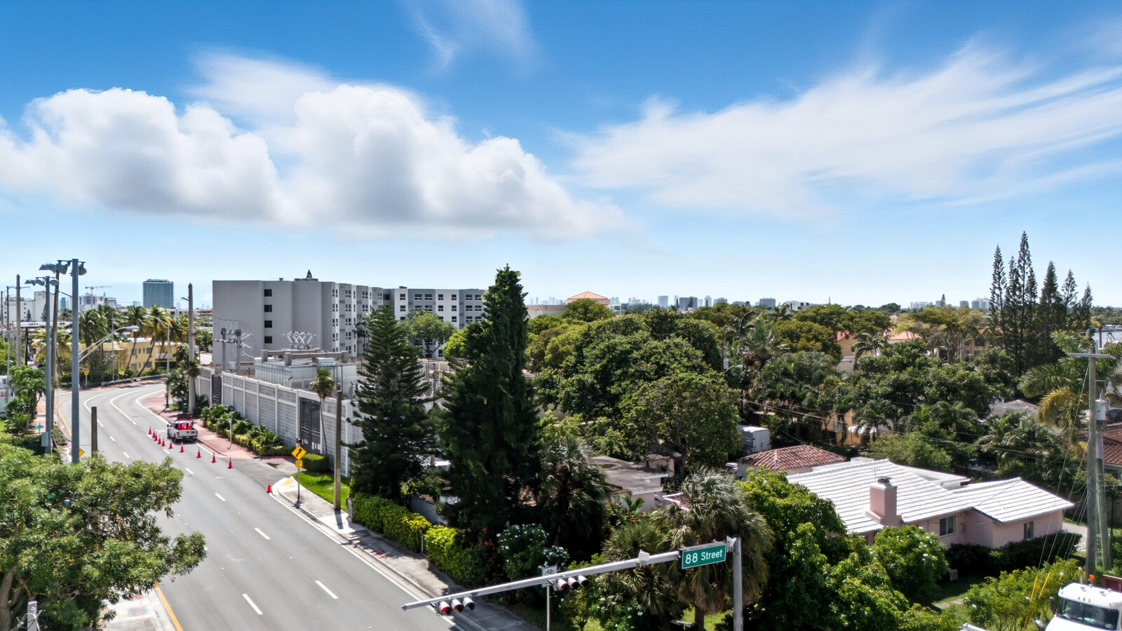 South West from 38 feet above grade at Surf Row Residences