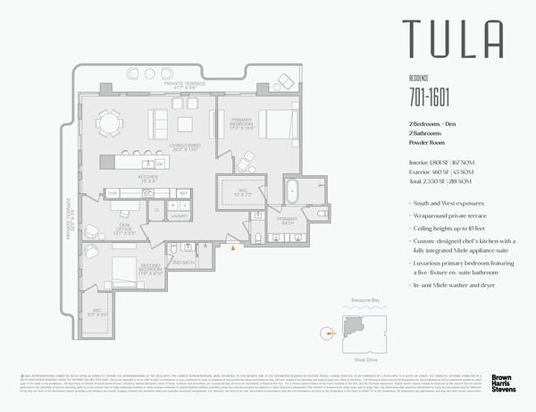 Tula floor plan — Residence 01