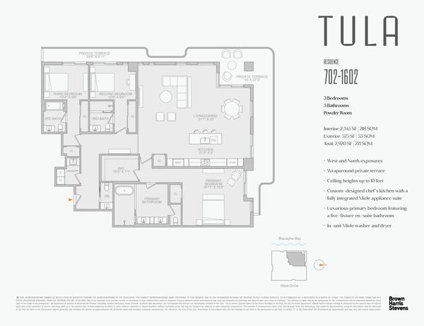 Tula floor plan — Residence 02