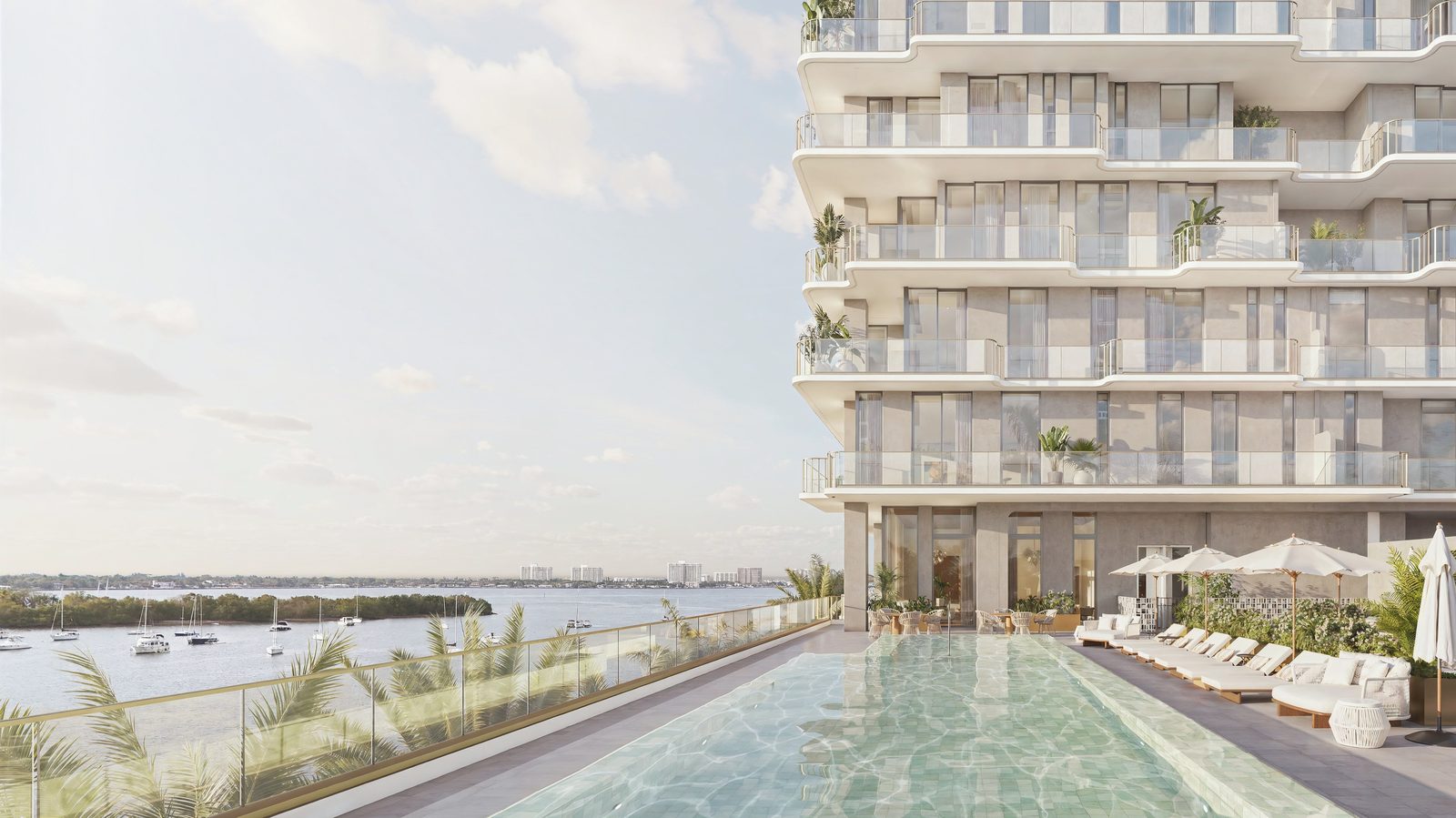 Tula Residences — Resort-Style Pool and Cabanas