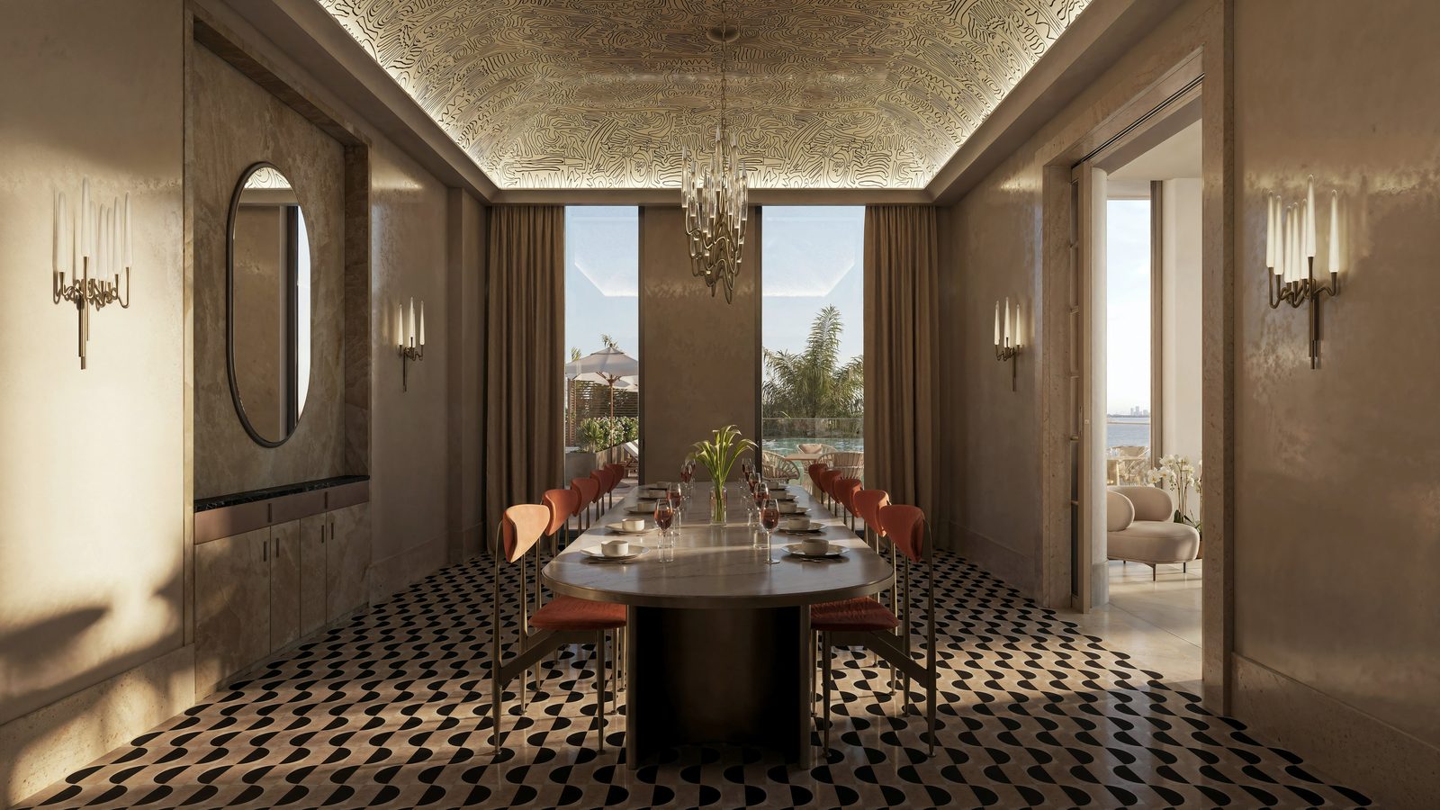 Tula Residences — Private Dining Room
