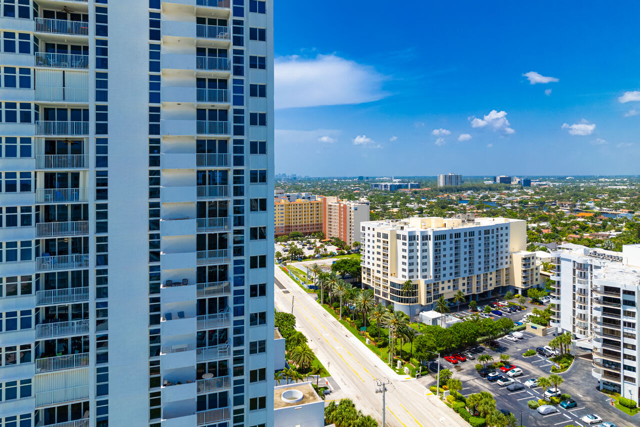 Southwest from level 16, Residence 01, Waldorf Astoria Residences Pompano Beach