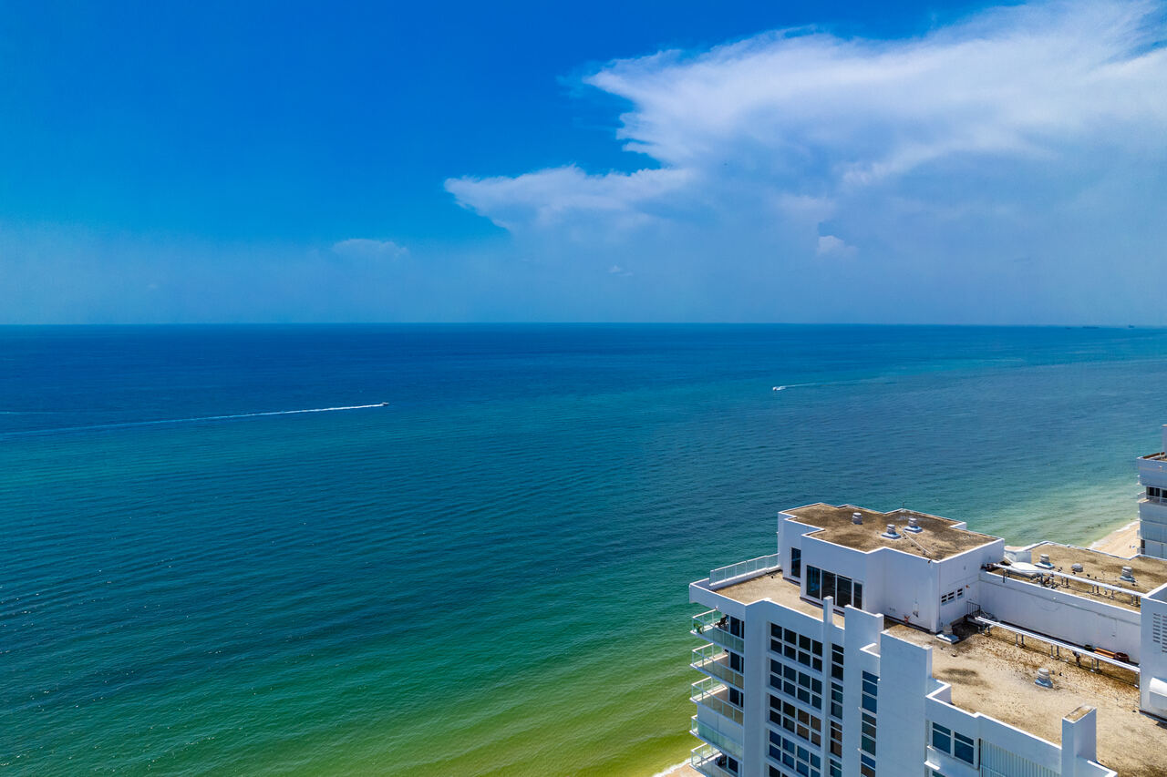 Southeast from level 27, Residence 01, Waldorf Astoria Residences Pompano Beach