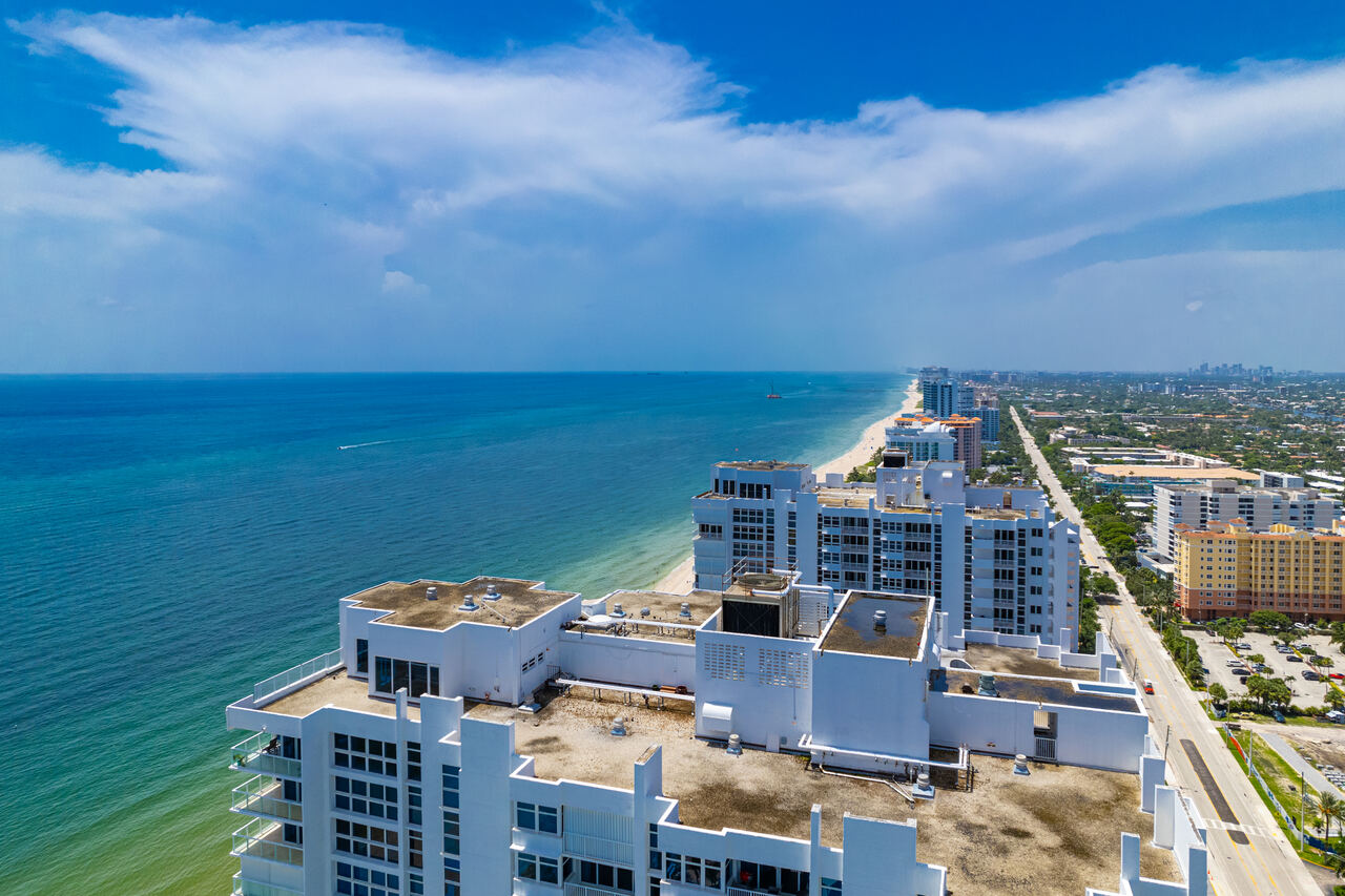 South from level 27, Residence 01, Waldorf Astoria Residences Pompano Beach
