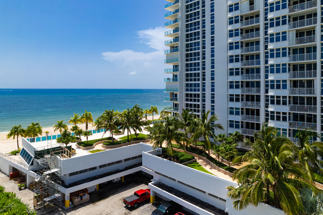 Southeast from level 5, Residence 01, Waldorf Astoria Residences Pompano Beach