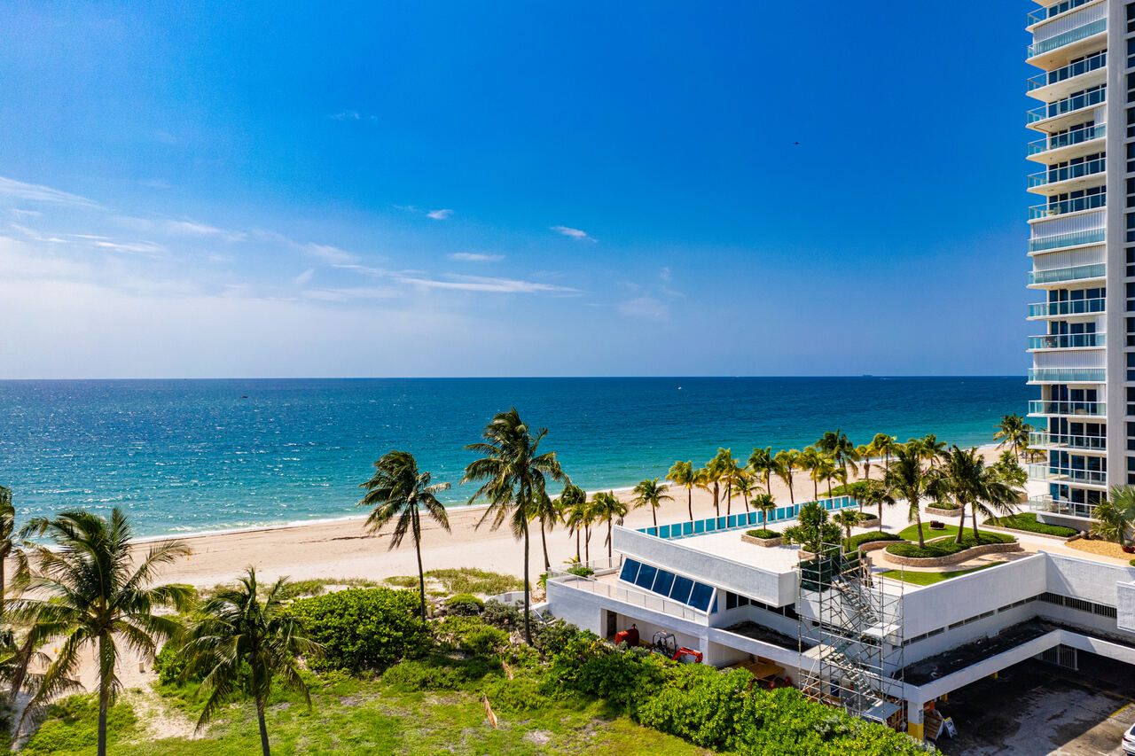 Southeast from level 5, Residence 02, Waldorf Astoria Residences Pompano Beach