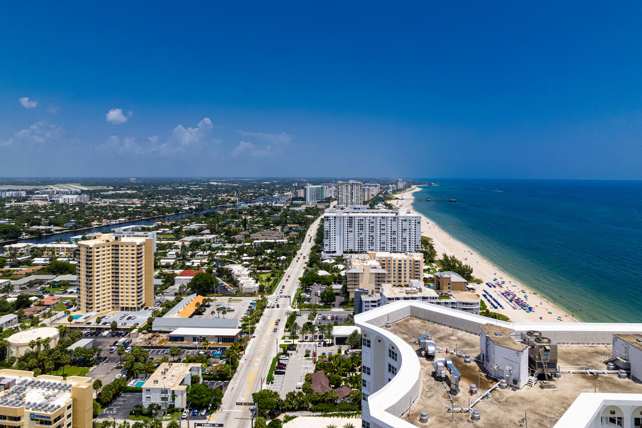 North from level 27, Residence 03, Waldorf Astoria Residences Pompano Beach