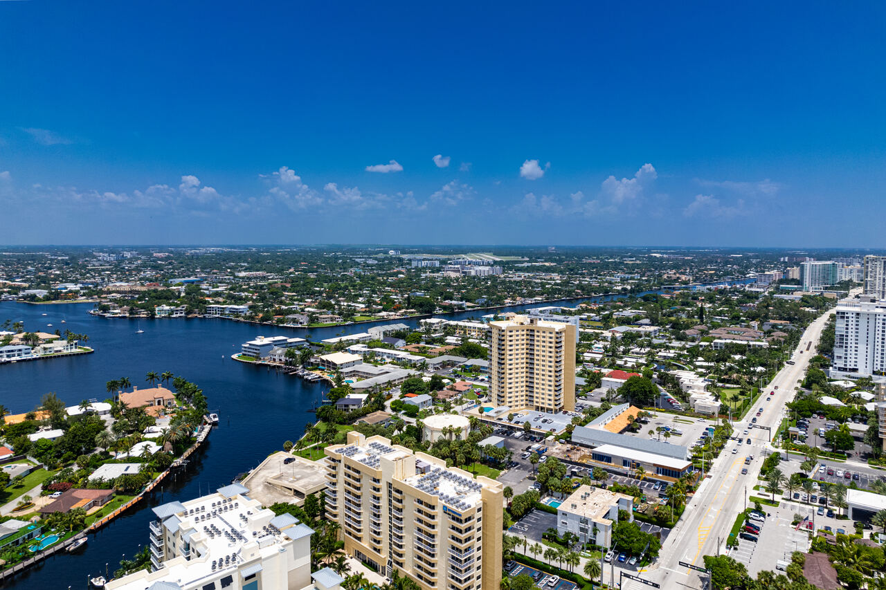 Northwest from level 27, Residence 03, Waldorf Astoria Residences Pompano Beach