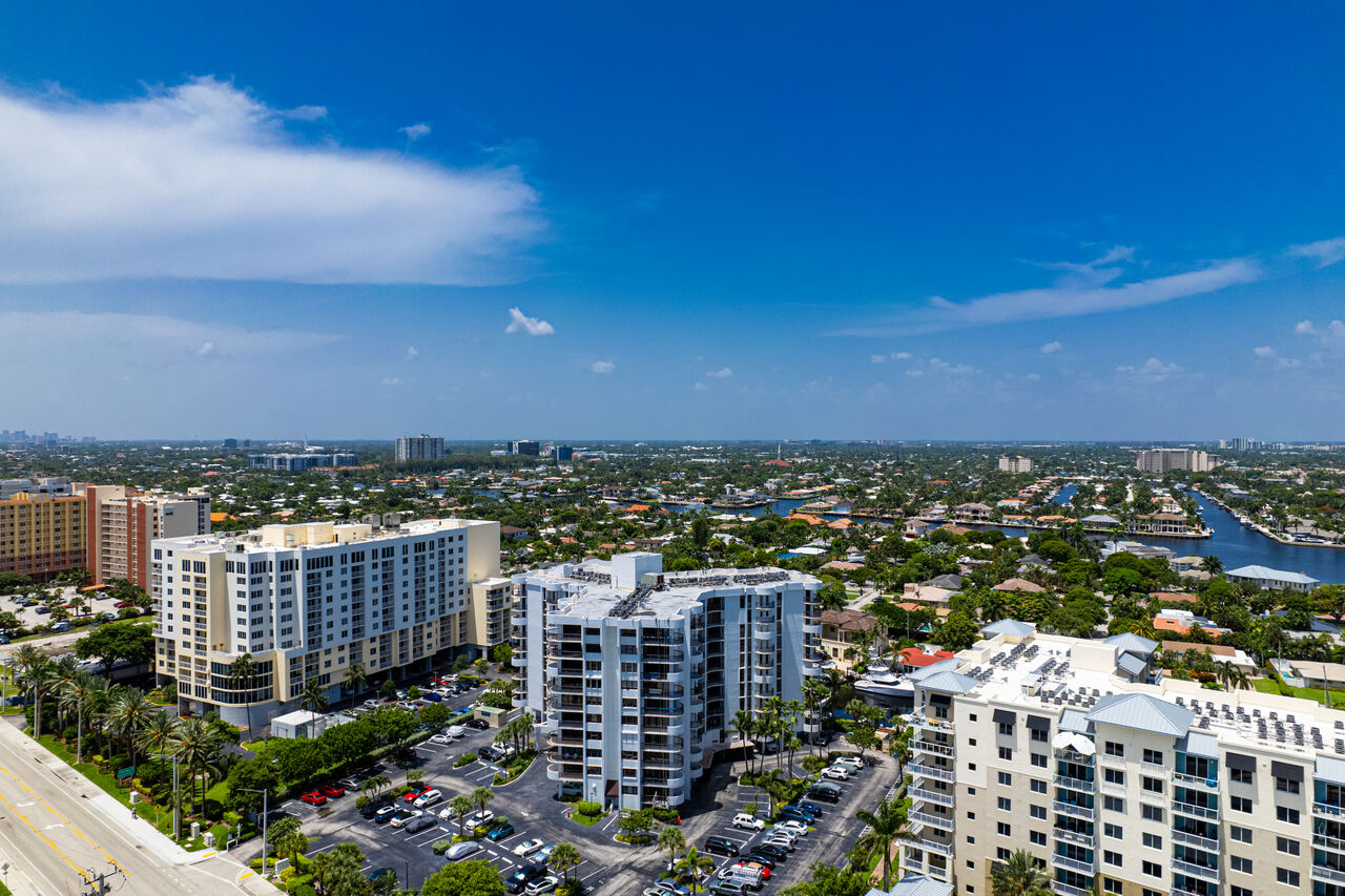 Southwest from level 16, Residence 04, Waldorf Astoria Residences Pompano Beach