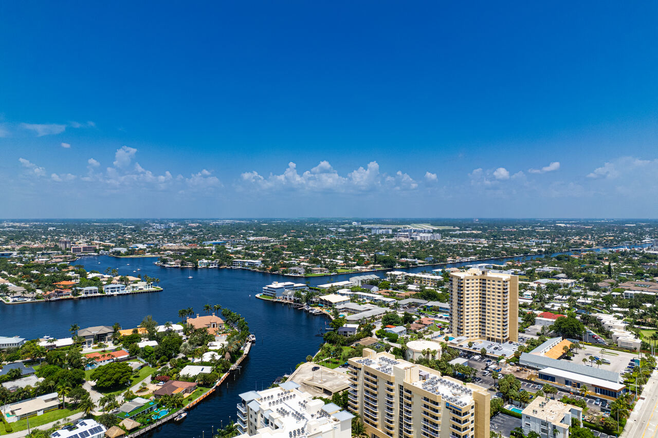 Northwest from level 27, Residence 04, Waldorf Astoria Residences Pompano Beach